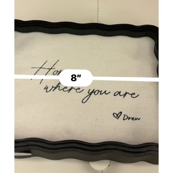 Double-Sided Drew Barrymore Home Decor Sign Canvas Frame Inspirational - Picture 14 of 14